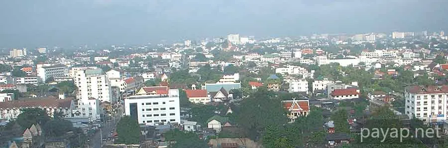 RLよりチエンマイ市内を望む